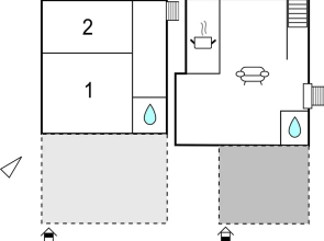 Stunning Home in Kampor With 2 Bedrooms and Wifi