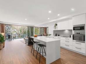 4 Trieste Central Apartment with a Backdrop of Lush Greenery