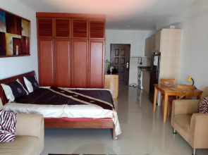 Large Studio,Fantastic Sea View, 55 m2 Jomtien beach.100m Beach. Swimming Pool.