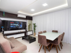 003k   Linda Cobertura Com Jacuzzi E Vista Ao Mar Na Praia De Bombinhas