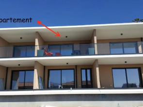 Appt vue mer Baie Ajaccio PietroBeach à 25m d'une crique magnifique