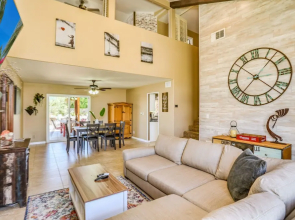Poolside Sanctuary With Patio, Hot Tub & Firepit 3 Bedroom Home