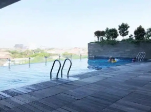 Best View 2BR Apartment at Tamansari Papilio By Travelio