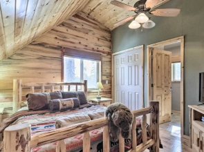 Fire Pit + Game Room: Heber-overgaard Cabin!