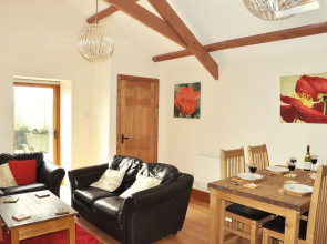 Lovingly restored detached barn with charming features near Looe