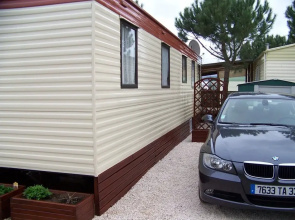 Mobil-home With 2 Rooms in Grimaud in La Pinède Camping ****, With Poo