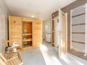 Nice Home in Smiljan With Sauna, Wifi and Outdoor Swimming Pool