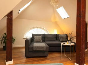 Wölkchen - Wohnung mit Balkon, Holzdielen & TV