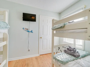Steps to Ocean: Water-view Carolina Beach Unit!