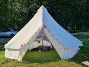 4 Meter Bell Tent - Up to 4 Persons Glamping 5