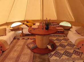 Whispers the Wind Bell Tent Hang Out Zone