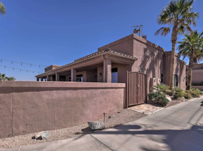 Patio + Lake Havasu View: Scenic Gated Retreat!