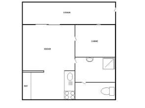 Appartement Port Barcarès, 1 pièce, 4 personnes - FR-1-81-304