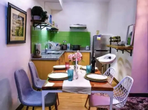Romantic Purple 1-bedroom 5-8 pax in CDO