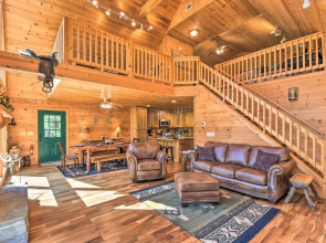 Dreamy Ellijay Resort Cabin w/ Game Room & Decks!