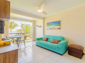 GB71 Apartamento 2 Quartos, Pé na Areia, Vista Mar - Paraíso dos Corais