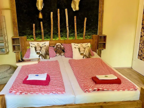 Glückliche Kuh-Villa