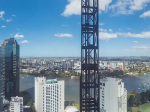 Sky High 2 Bedroom Apartment in Central Brisbane