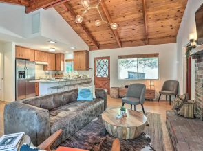 Modern & Unique Cabin With Deck by Lake Gregory!