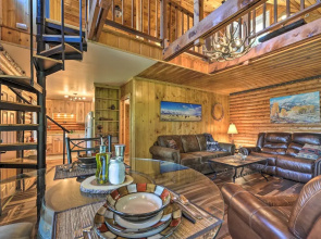 Alpine Adventures: Cozy Log Cabin w/ Deck & Views!