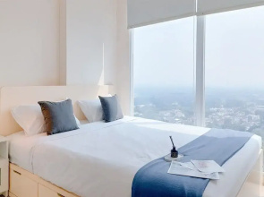 Good Place And Homey 1Br At Tree Park City Bsd Apartment