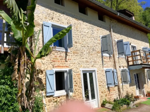 House With 2 Bedrooms in Gan, With Wonderful Mountain View, Furnished Garden and Wifi - 45 km From the Slopes