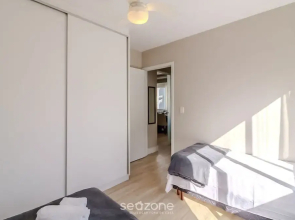 Sea View apt 200m From Beach w/ 2 BR BC Ebc0603