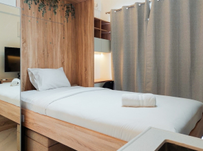 Restful Studio Room At Sky House Bsd Apartment