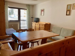 Appartamento a San Cassiano nel cuore dell'Alta Val Badia in confortevole Residence a pochi passi dalla Bidonvia Sorega