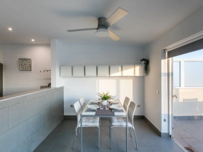 El Ático, a Pie de Playa con Vistas al Océano