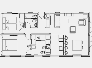 Edge of Padstow, 2 Bedroom Luxury Lodge