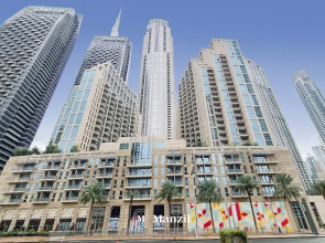 Manzil -Cozy 1Br Apt W/ Downtown Skyline Burj View