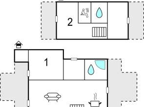 Stunning Apartment in Rechlin With 2 Bedrooms, Sauna and Wifi