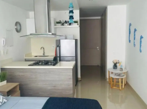 Apartaestudio Frente al Mar Santa Marta