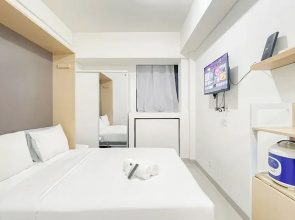 White Studio Room (No Kitchen) At Bandaraya - Tallasa City Makassar Apartment