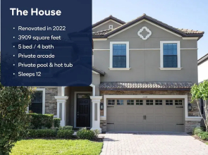 Orlando Resort Retreat Fun-filled Family Haven 5 Bedroom Home