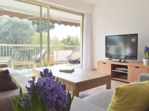2-bedroom apartment in a residential building with swimming pool