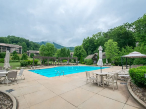 Scenic 2BR Condo w Porch Pool Near Slope Trails