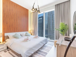 Lux 3BHK Burj Khalifa & fountain view