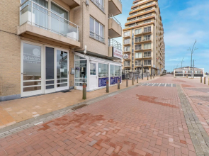 Beachfront apartment in Blankenberge with balcony