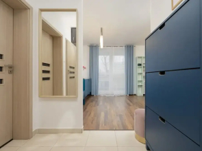 Beige and Blue Apartment by Renters