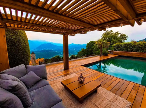 Family suite with garden and amaizing view to Lugano