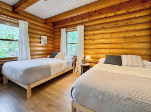 Community Pool: Modern Cabin in Pine Mountain Club
