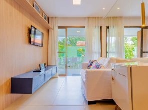 It14 Apto Moderno E Aconchegante, 3 Quartos   Itacimirim