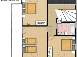 Villa Marina Large Private Pool Walk to Beach Sea Views A C Wifi Car Not Required - 2300