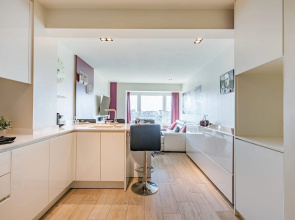 Harbour view apartment in Blankenberge