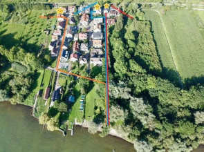 Ferien-Apartment Haubentaucher im Naturschutzgebiet mit Privatstrand