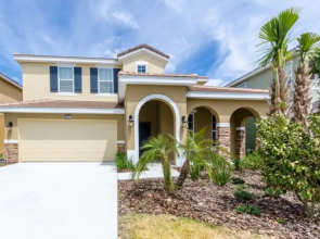 Elegant 5 Bed 4,5 Ba Villa Game Room Pool Spa 5298w