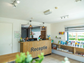 Comfortable chalet with cooking island, in a holiday park on the Gulperberg