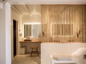Luxury Naxos Villas Premium Suite Air Conditioning Outdoor Pool 1 Bedroom Stelida